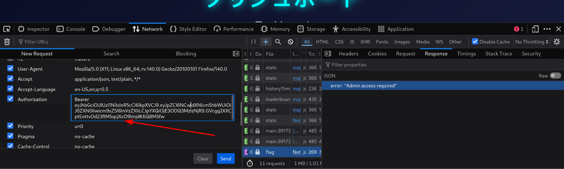 Token Decoded via Base64